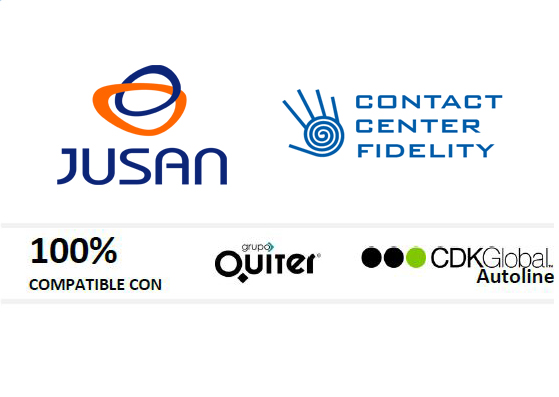 Contact Center Fidelity, el único CC integrado con los principales DMS de automoción Quiter, Aswin y Autoline